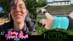 Two BRAND NEW videos in one awesome vore pack! 

Partay In Taren's Mouth POV - Taren has found you in her backyard and decided you look like a good little snack. The tiny guy talks back to her as she explains that she's decided to eat him. There's no escape after a few maw views until he's dropped inside and swallowed! 

Exploring Eclipse At The Park POV - Features an unaware tale where you climb up from down at Eclipse's feet, wander along her body, and eventually find yourself at her mouth. Just be careful! You wouldn't want to fall in and get accidentally swallowed!