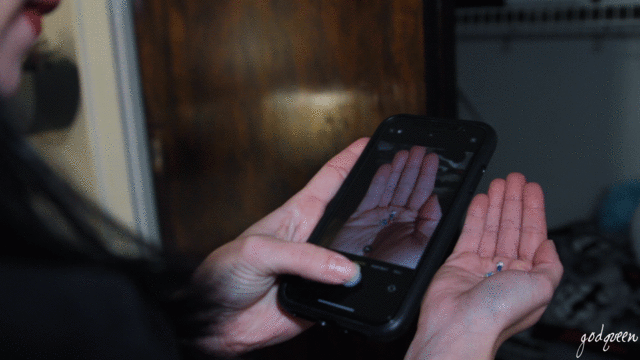 It is a quiet evening for Lauren Ashlyn as she spends some time writing in her journal, before receiving a strange text from one of her friends. They want to know if she would ever consider stepping on tiny people for money. Initially shocked, she pauses for a moment before her curiosity gets the best of her, seeing where the conversation might go. The two go back and forth for a little while until the terms are agreed upon, as Lauren gets up to see if there are any tiny people scurrying about in her room. 

Sure enough, she finds a small group of three stragglers hiding in one of her shoes, scooping them up and letting her friend know she has found some tiny people. Lauren doesn't hesitate, disposing of them swiftly and methodically on film for her friend's liking. After she is finished, she goes back to writing in her journal.

Contains: Booms/Shakes, Tiny Screams, POV, Barefoot Crush, Socks, Brief In-Shoe, No Dialogue