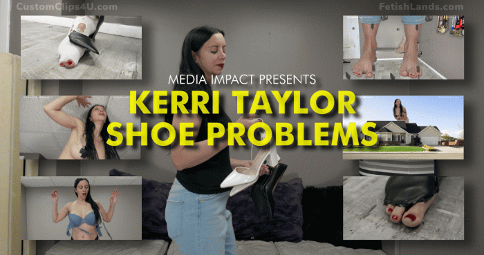 Kerri Taylor is addicted to shoes and she will be trying on 3 pairs but she sees a green glow from a necklace and some anklets and she decides to check them out and put them on of course they glow and that leads to what is primarily a foot growth shoe break video but we do have a proper rip of clothes scene at the end. She breaks out of 2 pairs of shoes and later in the video her clothes and a house.

Growth, Kerri Taylor, feet, shoes