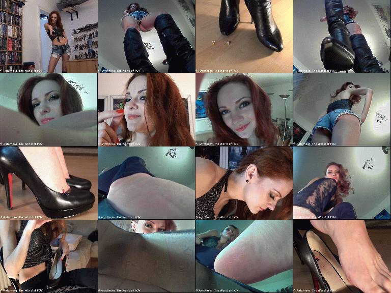 A great new movie collection with our cute Lisishka.
First she shrinks her ex boyfriend and his new girl to have some revenge.
Then a little man tries to climb up on her heels - but he gets caught and soon he finds himself inside the shoe.
Cool close-ups, out-of-shoe pov, crush, butt crush and a gorgeous girl - Enjoy!