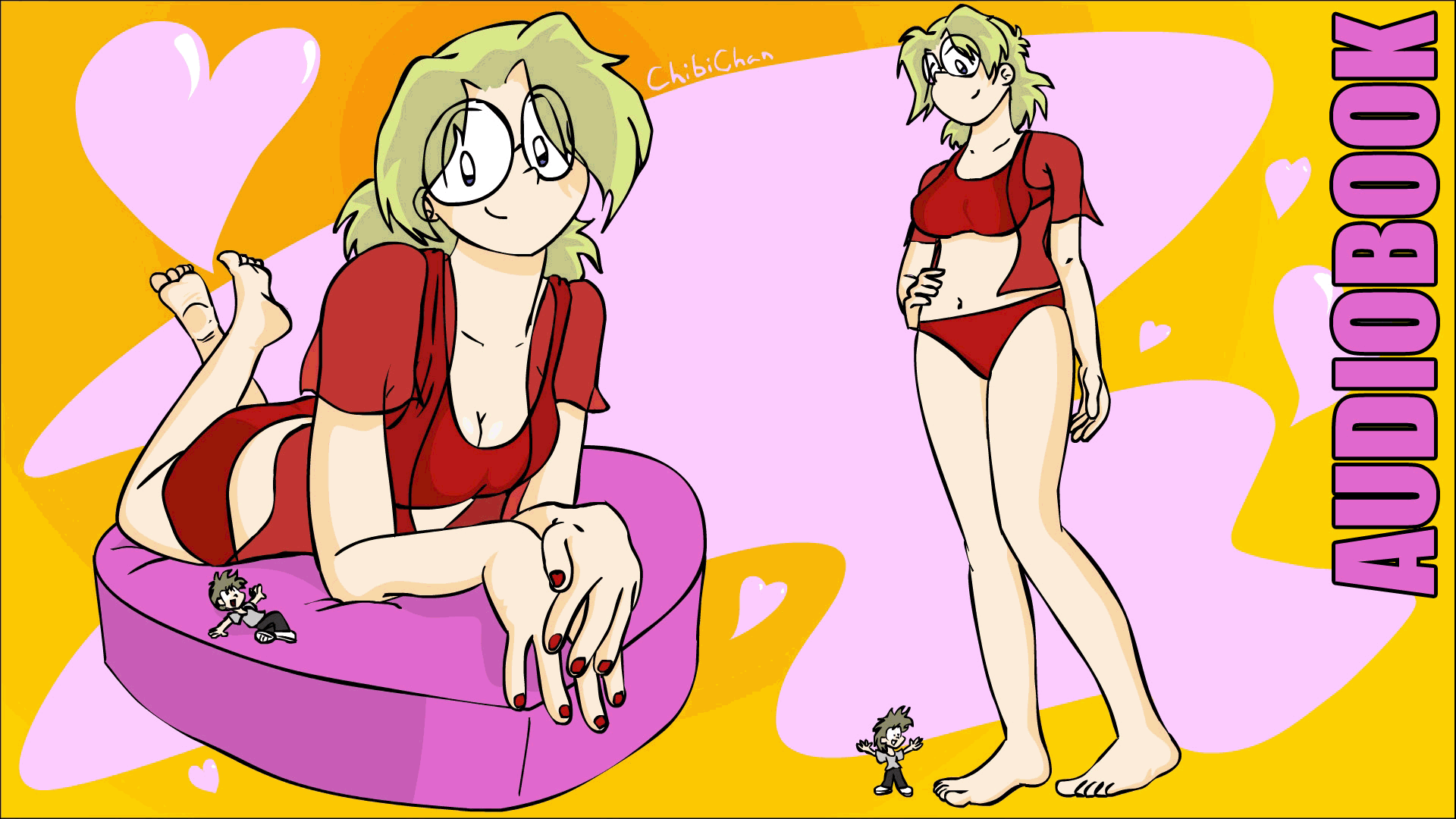 Amanda's boyfriend had a simple request during their Valentine's Day dinner. It seemed innocent enough. He had this fetish for wanting to be shrunk and stepped on. With their scientific research, that was possible now. What would occur was a horrific awakening that Amanda would desperately try to forget.
<br><br>
Experience an official canon story that takes place before the events of FantaSize episode 1. A tale told by Amanda's actual voice actress from the series. Join in for the casual dinner conversation between the couple about their size changing research. Then hear Amanda's account of happened when they tested it out in her bedroom.
<br><br>
These are the untold events of Feburary 14th, 2005. Over a year before Misery found shrunken people in her apartment. This is Amanda as you've never known her before. The future looked so bright. What could have possibly gone wrong?
<br><br>
Also included <a href="https://www.patreon.com/DarkainArts"><font color="red">on my Patreon</font></a> at the $10+ tiers!