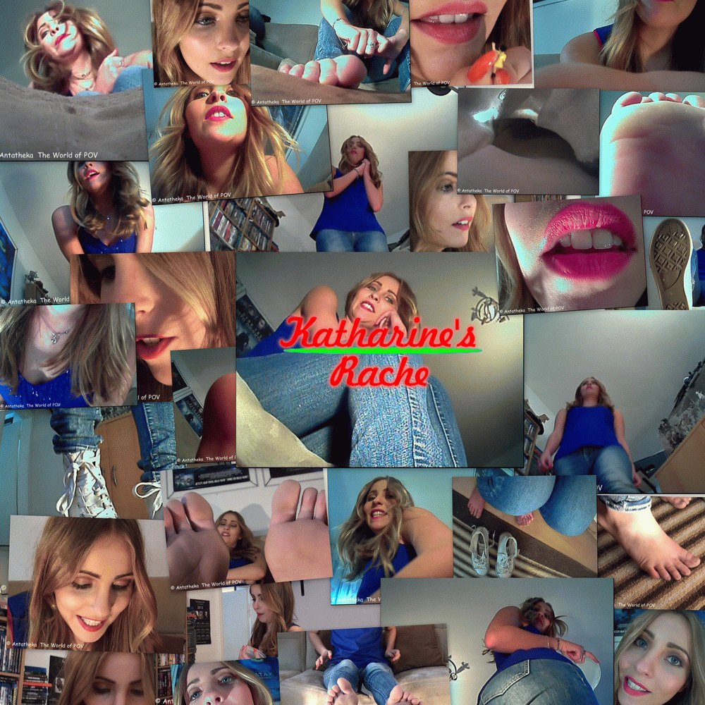 This is a German Giantess Movie: many talking (german), no subtitles
Katharine shrinks her brothers, their girlfriends and some other friends to have her revenge.
Accidentally Crush, Butt Crush, Shoe Crush, Barefoot Crush, Inshoe-Crush (out-of-shoe pov), foot-worship, Vore and a very cute girl