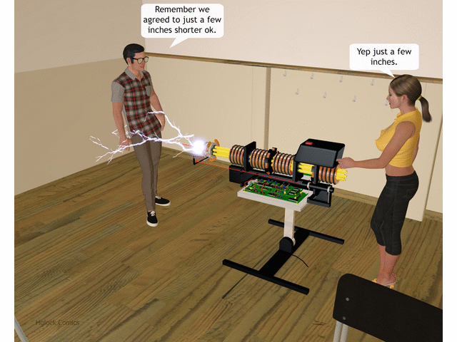 Shrinking Trilogy is a 3-story comic set with 337 images in total. 
The first one is the Incredible shrinking nerd.  
In this story, a nerdy guy invents a shrink ray and is taken in by a hot sorority girl who talks him into lettering her shrink him. This story has breast feeding, foot worship, and micro crush.
The next story is sequel to one of my previous stories Woman’s World in which a school janitor is shrunk and brought home and given to the girl’s mother. This story has in shoe, insertion, a scene where he is used as a human luffa. 
The next story is show and tell. A man agrees to be shrunk by his daughter for a school project and her teacher takes advantage of him. Later in the story he is baby sat by his wife’s friend who also takes advantage of him and then finally he has sex with his wife. This story has insertion, anal and vaginal, a foot play. 
