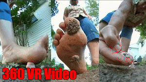 Imagine being found by kat's Mom in the garden and she just decides it would be fun to step on your friends! That's what happens in this video as all these poor clay people are squashed underfoot by this beautiful mature Giantess! Booming footsteps, extra squish sound effects, and lots of barefoot views of Liama! See what happens when a Giantess just wants to step on people for fun and doesn't have a care in the world for their safety.

Yes, this is from our second video shoot with Liama as well! She's had so much fun and she was eager to get back to doing more videos with us. We couldn't be happier to be including her again. If you'd like to see even more from her be sure to pick this one up to show your support!