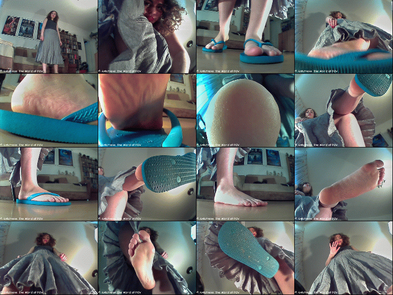 A great new collection with Mia and her lovely feet!
Nine new POV-Crush Clips with her Flip-Flops, Barefoot-Action and some Inshoe-Crush - Enjoy!