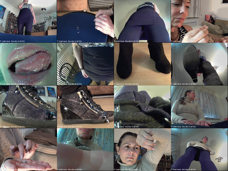 Two new movies with Mone and some shrunken people!
First a shrunken man climbs up to her knee, but he get caught and punished.
Then Mone finds three more little men - and now she's having fun with crushing and eating them!
Crush, butt-crush, vore and cool pov views - Enjoy!