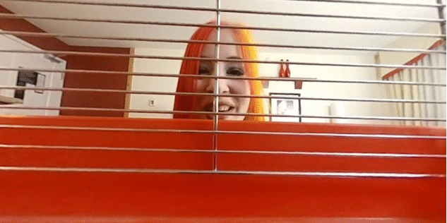 Lilith Astaroth has you in a cage and teases you for awhile then takes you out and makes you worship her feet then she rubs you on her body in her tight catsuite. Then she takes you to her bedroom and uses you as a sex toy.
When you buy the video you will have access to the 1080p and 4K 