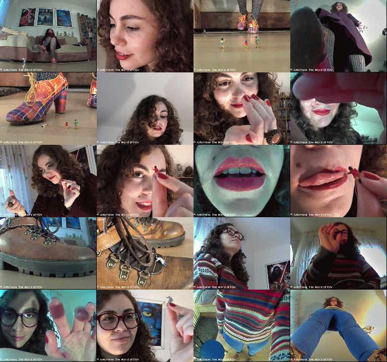 Two great new Movies with Mia:
First a shrunken man climbs up to her knee, but he get caught and punished.
Then Mia finds a small shrunken family - and decides to have some fun with them!
Crush, In-Hand Crush, Vore, cool close-ups and a great girl - Enjoy!