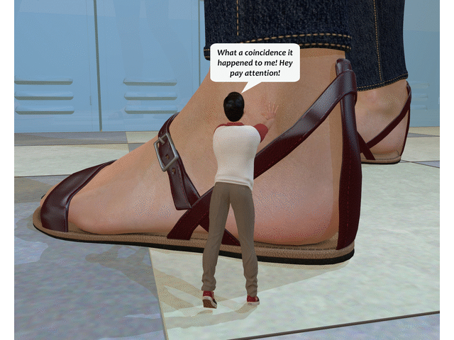 Shrunken Football Team pt. 1
This is a 302-illustrated comic about a football team and their coach that is shrank inside the school. There are sexual scenes, vore, crush and an in-shoe scene. 
