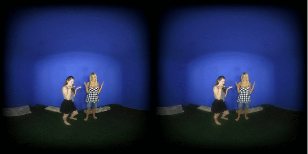 Keri and Misty are giving you Jerk Off Instruction and every time you get hard you shrink until finally you are super tiny. This was shot in 180 3D and the effect is amazing.  First you will feel l like you are 4ft tall then 2ft tall then 3Inches Tall. Both girls are so cool in this.

This is in 4K 180 3D.  Set your player to 180 VR and LEft/Right   