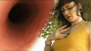 Professional burp girl Melle joins us for some vore action in this willingly eaten video! Some of her trademark belches are at the end, but her sensual performance throughout will leave you tingling. Not only that, get ready for the latest evolution of our swallowed, throat FX POV scenes! All that in this fun story about being shrunken down by your friend who is just trying to appease your fetish to be nice to you. It's playful, so well acted, and downright sexy!

Melle is one of the latest pro models to join Canadian Giantess and we're proud to announce her addition as we get closer to our 12th year anniversary!