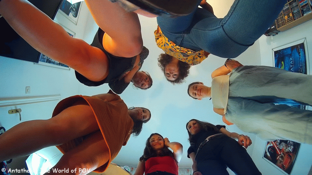 Four long POV-Clips with six giant german girls, great POV-Action and nice close-ups. Filmed with multiple cameras to see the clips from every victims point-of-view  - Enjoy!
(many german talking, no subtitles)