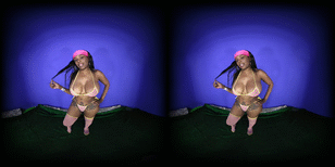 You have been harassing and stalking YumTheBoss. She finally decided to concede and invite you over and give you all you with for but one thing you did not count you, She shrinks you. This makes you nervous but she follows through with a booty and boob show and picks you up to dance with you then while you are ken doll size rides you. But be careful what you wish for because this will not end well for you.
<br><br>
Stand for the first part then lay back in chair or flat for the virtual sex part
<br><br>
180 3d 4k, 60fps


