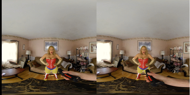 It does not matter what version you pick you will get to download both of them if you want.<br><br>
Doc Shrinker finally got Wonder Megan where he wanted her but his ray malfunctioned and he shrank himself to 4ft tall she grabs the ray from him and slowly shrinks him several times until he is only a few inches tall. She teases him with her boobs, ass and feet and picks him us and licks him and puts teases him with her open mouth. She crushes him between her thighs she does some foot play and finally crushes him under foot.