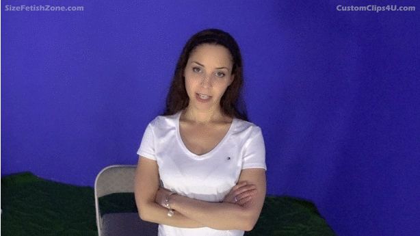 Cali would walk in and discuss with the camera her frustrations with the viewer. She talks about how she doesn't understand why her best friend of 10 years would want to shrink down and become her toy. She tries to explain that once she does that, you are no longer a friend to her, not even a person. Just another one of her shrunken clients. Sure she might be nicer to you than she normally is to her shrunken toys. You are, after all, not a stranger. But that doesn't mean that you would be a just a shrunken friend. You still want to do it? Even though once you are an inch tall Cali owns you? Last chance to say no... Cali then just says "too late" then shrinks you. 
<br><br>
 *Camera drops down to the floor*
<br><br>
   Cali should pick up the camera and tell it all about what she does to other shrunken men. She put a few slaves in her shoe before a game, they didn't make it. Cali should hover the camera above a shoe while teasing it to put it in. But no, a foot slave is not what she wants. She has crushed men in her hands, that could be fun. Maybe with her boobs? She puts you in-between her boobs and laughs at how you looks in there. All nice and snug! Cali explains that while you are just a possession of hers now, she won't crush you. You have known her too long, this is special. She has been hoping you would let her shrink you soon anyway. Cali smiles and takes the camera out of her breasts. Have Cali talk about how you always loved her ass. Give the camera a tour around her ass while she talks about how great it is. Go into detail about how her ass is "her best asset", and how other guys would love to get in the back of these tight shorts. Then she brings the camera close to her face and sweetly says "that's what I'll do for you. You love my ass, you'll love living in it right? I mean, you did agree to become my toy so that I would shrink you, and I own you now. Just look at you, your barely and inch tall! And I'm SURE you were hoping that I'd let you play in my ass right? Now you can just live there all the time! How's that sound?" The camera should shake as if to say no and she laughs and says "No? Awww, that's just too bad now isn't it! Your my slave now, be thankful that I haven't crushed you. This is my special reward for my old friend -- you get to be my ass slave for the rest of your life!"
<br><br>
 Have the camera swing behind her and she pulls the waistband of her spandex shorts back and slowly brings the camera to her ass. Have the camera pause right above the open waistband land put the camera in..
<br><br>
 Now have the view of Cali be waist height but we can see her whole body. She should be grabbing her ass with both hands, squishing her cheeks together and moving them up and down. "There we go, nice and deep inside your new home. Oh your struggling? *laughs* awww, don't worry slave, you won't fall out. In fact, you're never leaving." She should say how great it feels to have a slave just for her. Laugh and walk out of view"