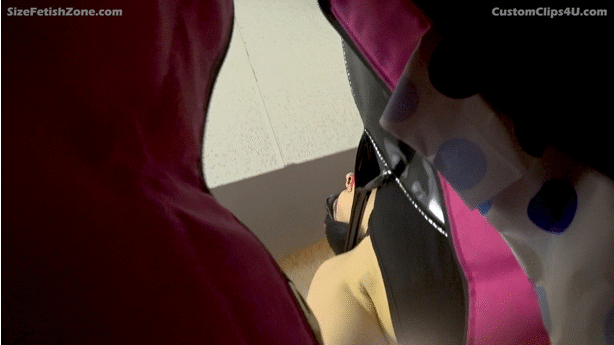 Lydia plays a giant overbearing mom who's shrunk down her son to keep total control over him. 

First scene is in darkness from inside her purse.

She opens it and looks down into it, telling her son to quit whining. He can ride in her yoga pants or her shoe again if he wants instead. 

She stops walking. She reaches in and grabs her son pulling him out. She makes a disgusted noise (like "ugh" or a clicked tongue) and tells him he's ungrateful. She shrunk him down with a pill so she can keep an eye on him and he won't get in trouble or bullied anymore. (Maybe she talks about a time when he was bullied) He doesn't appreciate what his mother does for him. She makes another disgusted noise. 

She drops him on the ground from there. She steps over him, more booming footsteps. Floor view, he tries to stay out of her way for a little bit. A walk over. 

He looks up, she steps on him, unaware.  Exasperated, she looks down and wags a finger. She scolds him saying he's lucky she bought the expensive stuff, his aunt crushed his cousin under her boot (You know those big boots your aunt wears?) And she didn't notice for 2 days. 

She points over to a direction and yells for him to get out from underfoot. He scrambles over to a couch and up onto it.  

Long shot, slow motion with booms and shakes, she says "Make room for your mother" and walks across the room towards the couch. She then turns & sits down on it, almost on top of her son. Big ass coming down right in front of him. 

She then reaches behind her and grabs him, disgusted again. She places him between her legs on the couch. 

She then complains that even at this size he's a nuisance. Just yesterday at church he got squashed under that woman's huge ass (who was old enough to be her mother by the way). She had to apologise for 10 minutes. 

She sighs. She says your mother deserves a break and a snack. She grabs him with a wide hand. She lifts him to her face, yelling at him to quit complaining. She says when he comes out the other end he's grounded. She slowly lowers him into her wide open mouth. 

The end. If Lydia has any other ideas or improvisation on this general theme in very open to it. 