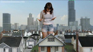 The future of Canadian Giantess begins here! This video tests out a lot of our newest concepts while including a fun and gentle growth story starring Eclipse. If you've seen "Judy And Regina Grow Just For You" this is an FX version of that sort of custom. Eclipse has a surprise for you! It's that she's managed to get a growth formula and she wants to grow just for you! After swallowing it down though, it isn't long until she's outgrown the room, the house, and towering high above!

As she gets to an enormous size for her friend Christian, she decides to take a short walk to test out her new height. The pavement cracks under her booming footsteps as she wanders away and comes back to find her tiny friend hiding indoors. She talks him into coming outside though. After all, she doesn't want to hurt him. She did this for him! The video ends off with you being high up in her hands, with Eclipse even giving you a couple kisses.