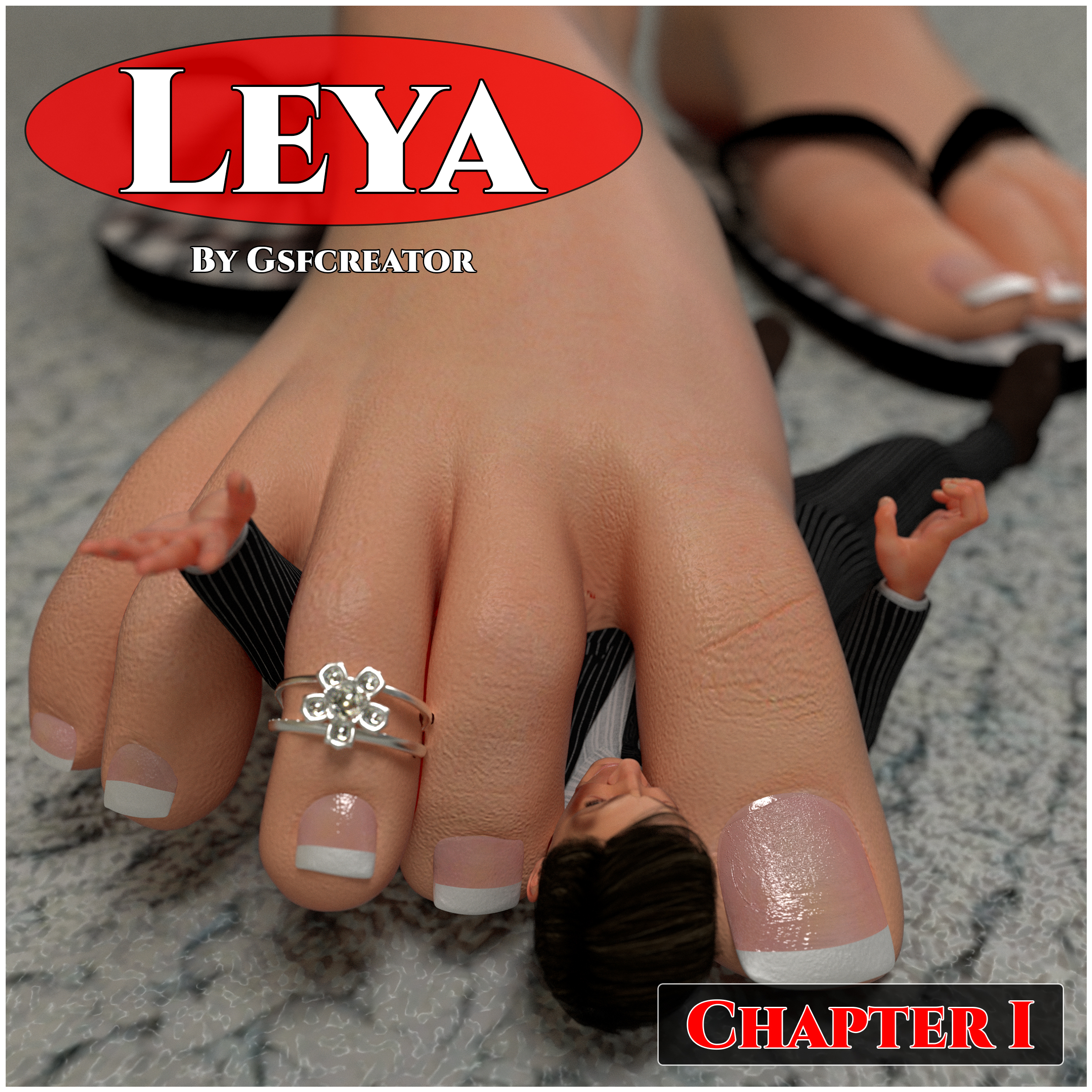 David Richardson is on his way into one of those business meetings that will deepen his already large pockets for sure. arrogant and self-assured, he is certain that he is going to make a great deal with the owner of `S & Berg - researches`, a pioneering company that seemed to have a bright future but got into some financial trouble.
<br><br>
The only one to greet him as he arrives at the deserted office building is pretty, young receptionist name Leya.
<br><br>
what starts with a snobby demeanor that pisses David Richardson off quicker than he would like, turns into a bizarre and yet extremely arousing experience. what comes afterward goes beyond imagination.
<br><br>
Foot-fetish, foot worship, dirty feet, flip-flops, Shrinking, hand-held