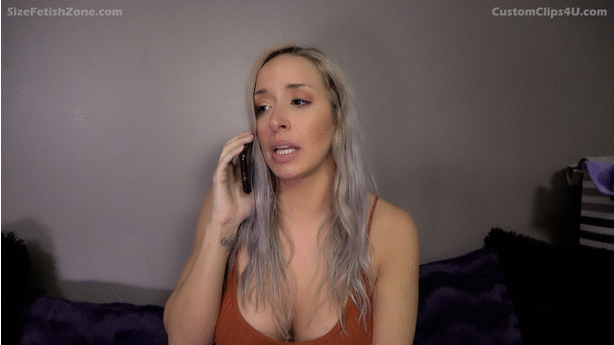 Story starts with Vanessa on the phone to my doctor. she find out i have the shrinking virus.. she is asking and hears that it is not reversible and I will slowly shrink until I am about 1 inch tall.  she  kind of freestyles here about how life is going to be and she imagines things that will change. she has a bit of a laugh with it.
<br><br>
After the call the scene changes and she walks in to the room and sees me so decides to tell me .You deliver the message to me of how within the next couple days I'm gonna be the size of an ant to you.  When someone catches the shrinking virus they are no longer considered a person and have no rights. You would then go from being my girlfriend right now to my owner in a matter of days.  You start talking about how scary its gonna be for me barely being as tall as your toes and having to be careful of where you are walking at all times because you are now a god to me. 
<br><br>
You start to laugh at the fact that i am just going from being the man of the house to essentially being the pet and tiny ant at your feet.  You mention how you will have to find somewhere for me to live at when i am at my new size. You begin to joke and tell me how I have a couple days to start treating you right because soon you will be able to crush me like a tiny bug. you have to head to work but you tell me that we'll talk more after.
<br><br>
You get home and I am just below your tits. You're in a really cleavages outfit with high strappy heels. You walk through the door, see me and just laugh at my new size. You joke about how i cant reach your tits and how much i used to love them. You tease me a bit at my new size and keep telling me how my life is going to change and that you're going to own me. you say things like how it must be so humiliating knowing that i am only going to get smaller to the point where you will own me. You remind me that i am going to keep shrinking until i am at your toes. You ask if my foot fetish will still be there when your feet are bigger than me. You say that if i am lucky you'll let me get myself off to them when i am so small. You decide to go to bed after work since you're tired. You leave me there and this scene ends. I watch you walk away with a view of your ass. 
<br><br>
 The next day I'm shrunk and you walk into the room on the phone to a colleague of yours that Ii have always had an issue with.  You don not even see me down on the floor and you're telling him how you are gonna need someone to take care of you sexually since your husband is now the family pet and so tiny. You keep mocking my tiny size to him and laughing...  You then realize I am at your feet in your heels that tower over me. When you notice me you're in shock and start to laugh at me. You tell the guy on the phone that you've seen me. You tell me who you are speaking to and you say its the colleague that i was always jealous over cause i knew he had a thing for you. You laugh and say "No I am not going to say that to him" then you laugh on the phone to him and tell him how I am about 3 inches tall. You then laugh at his response. you tell me " He says to tell you that you should be jealous because his dick is bigger than you" you continue this sort of dialogue about how you wonder what i can even do to you at my new size all while walking around me and teasing me. 
<br><br>
You have a bit of a laugh with him on the phone about how he wants to take you out and how you both want me to be there. And how i can just sit in your bag, shoe or bra and watch him make all of his moves on you with me not being able to stop.
<br><br>
While you're joking around with him on the phone, you pick me up and tease me putting me in between your tits and smother me with you ass etc. You compare me to your nipples and laugh as i am smaller than them.
<br><br>
You put me back down and you tell him how i am literally at your feet. you tell him how i always liked your feet and you then take off your shoes and threaten to stand on me. 
<br><br>
You then decide to go meet him and you tell me that you're going to make me in to your tiny cuck pet and make me watch you and him. You laugh and then put me in your top or bag ready to take me with you. The clip ends here.