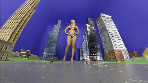 Another Pre shoot VR 3d 180 clip with booms, chasing, a house crush, hand held, people crush and booty crush. 