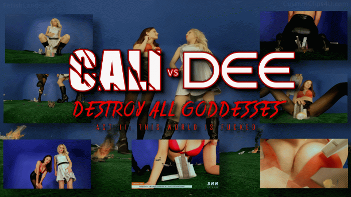 This is the second part when the two have stopped fighting and now they grow bigger and attack a bunch of cities and fight the army and air command.

Cali, Dee, pov, booms, shakes, cleavage, crush. MEGA