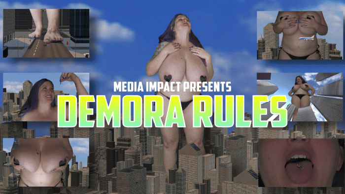 Simple SFX with Demora. She steps on several people and eats a few more. A few people get crushed in her boobs after she teases them. She uses her boobs to crush a passenger plane and causes earthquakes with her boobs

Demora, SFX, Giantess, Feet, crush, boob crush, vore