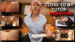 Miss Vivian, my private tutor, rustles her silk blouse, filling the air as she approaches my desk. She leans in to scrutinize my paper, her perfume enveloping me in a sweet, floral cloud. Her cleavage, framed by the delicate lace of her blouse, is mere inches from my face. I stare, transfixed by the subtle shadows cast by her curves, as she muses aloud about the confusing nature of the question. She lifts the paper to her face, her eyes scanning the words, and my cheek is almost brushing against her soft skin.
Suddenly, her posture stiffens. She clears her throat, a sharp, abrupt sound that cuts through the quiet room. Her hand, manicured nails gleaming, rests on her hip as she looks down at me, her eyes narrowing as she catches my gaze. She snaps her fingers, and the world blinks out.
When my eyes flutter open again, I'm greeted by the plush couch cushions. Her blouse is rumpled, the top buttons undone to reveal more of her ample cleavage. Her voice, smooth as honey, explains that she's seen my wandering eyes, that she can't have me tarnishing her stellar reputation. She has a plan, she says, her breath hot on my ear. She's going to inundate me with what I crave, bring me so close to her perfection that I'll learn to focus beyond it.
She plucks me from the couch, her fingers gentle yet firm around my shrunken form. I'm deposited into her cleavage, a valley of soft, smooth skin. She orders me to admire her, to take in every detail. Her skin is flawless, like fresh cream, and her scent is arousing. She shifts, her breasts parting just enough for her to tuck me between them. They press against me, warm and heavy, as she laughs, a low, sultry sound that vibrates through her chest.
Miss Vivian moves to the floor, her body poised above me on her hands and knees. She teases me, her breasts swaying just out of reach. Then, with a mischievous grin, she lowers herself onto her forearms, her breasts looming above me like twin moons. She feigns fatigue, her body trembling slightly as her breasts descend, inch by agonizing inch, until they envelop me completely. Her voice is laced with amusement as she asks if her breasts are too much for me, if I can even breathe beneath their weight.
She pushes up, her body rising above me once more. Her breasts hover, a promise, a threat, before she descends again, laughing as she smothers me. She flexes her arms, her biceps curling around me, crushing me against her firm, smooth skin. Her blouse is discarded, left to pool on the floor as she presses me to her bare chest. Her skin is hot, her breasts even softer than I imagined. She explores with me, her fingers guiding me along her collarbone, her throat, before plunging me back into her cleavage.
Finally, she cradles me in her hands, bringing me up to her face. Her eyes, a vivid green, sparkle with amusement and something darker, more intense. She talks of future lessons, of plans she has for me. But my eyes drift downwards, drawn to the curves of her breasts like a moth to a flame. She sighs, a sound of mock exasperation, and declares me a hopeless case. If I won't be a good student, she says, her voice a low purr, then I'll be her cleavage slave. And with that, she plunges me back into her cleavage, her laughter ringing in my ears as the world goes dark once more.

Keywords Miss Vivian, Media Impact, Shrinking, Erotic, Hand Held, Cleavage, Close Up, Blouse, Bra, Giant Teacher, Giantess