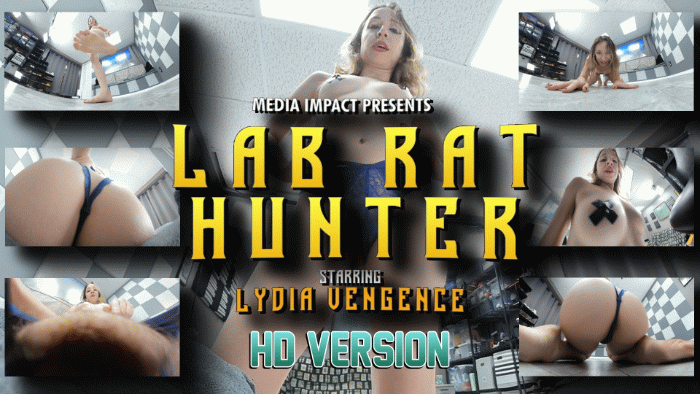 Lydia was experimenting on tiny people and using them as Lab Rats but they escaped this video is Lydia disposing of them with feet crushed, ass crushed, and boobs but she decides to use the last one for her pleasure and his demise.