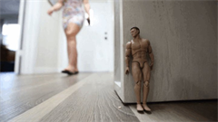 NADIA WHITE

Nadia arrives home, and she is a bit troubled.

She can't stop thinking about the weirdo that keeps stalking her and staring at her feet. Little does she know, but that perv's obsession peaked into levels that made him do unimaginable things to get closer to her coveted, stinky feet.

* * * * * * * * * *

This is my second D-SFX Epic film: a unique take that merges real-life action shootings, tiny dolls, and Special Effects to bring the dolls to life in certain sequences. It's fresh, and the views created that way are sometimes quite mind-boggling! Enjoy! <3

* Unaware Giantess (Ending is aware)
* Shrunken man
* Slow-motion and ground shakes
* Foot-fetish/soles
* Flip-flops
* Pov
* Stalker's action (humping the chair's leg while lurking, smelling and kissing Nadia's feet, etc)
* Hand-held (multiple sequences with the tiny man alive, squirming, moving, and speaking!)
* Foot-massaging and foot-worship
* Dry-foot-skin eating :O.