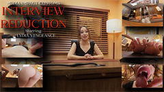 As the camera rolls, you find yourself walking into a mid-century modern office, the low hum of vintage charm buzzing through the air. Behind a sprawling desk sits Lydia Vengeance, the epitome of retro glamour in a black and tiger print dress that hugs her curves like a second skin. She's the boss, the queen bee, and you're the latest applicant for her assistant position. The room is thick with anticipation, the smell of old wood and the faint perfume of her scent filling your nostrils.
Lydia's eyes, sharp and calculating, watch you as you sit. Her voice, a sultry purr, fills the room. "Hi there. Come on in and take a seat. Welcome." Her lips curve into a smile, but it's not the kind that reaches her eyes. "So glad that you're joining me for this interview today. So I desperately need a new assistant." Her fingers, tipped with red nails, drum against the desk. "Sure you saw some of the job requirements. It's a very high demand office. A lot of responsibilities. So I need someone that can really be like my right hand man. My assistant needs to be someone that is by my side at all times, completely at my whim. It's a lot of responsibility."
She leans forward, her eyes glinting like a predator's. "Do you think that's something you can do?" Her question hangs in the air, a challenge. "Great. Do you have any experience being an assistant before? "
You shake your head, a small, timid movement. "No."
Her smile widens, cat-like. "Well, since it's your first time, I don't mind doing some of the training. Because being inexperienced is not your fault." She stands, her heels clicking against the floor as she walks around the desk. "But I need an assistant that is professional and ready to obey and listen. Like I need someone who's really obedient and understands that I am the superior power here in this office."
Her voice hardens, the sweetness evaporating. "And that by being my assistant, it means you have to obey my every whim without question. You have to be completely subservient to me, to understand as my assistant, your value is based on how valuable you are to me. Which means that you are nothing without me. You have no job, no future. But here you could really be somebody. But it's based on what I decide."
She looms over you, her presence overwhelming. "And right now you look so small compared to me. Here I am, this big important boss of a huge company. And you're just a worm. I think understanding your place in society and in this job will make you actually worth something to me. Because you see, I can't trust a man to just do his own thing. I need to make sure that you're completely dependent on me, that you need me, as much as I need you to help me out. But on my terms, see how it's making you feel so small. How it's shrinking you down to the minuscule little thing that you are. Good. Even smaller."
Her voice is a whisper now, a spell being cast. "There you go. I think you were so transfixed by my little speech. You didn't even realize that you shrunk right before my very eyes." She laughs, a sound like distant thunder. "So my favorite part of the interview is watching the sheer intimidation shrink you down to exactly the size you should be. Perfect size to worship me and serve me. Because your real job as my assistant is not to do any real work. I'm doing the work. I have the brains here. What I need is a little subservient little minion to take care of my needs. Like worshiping my feet like the true goddess I am. Because if you don't, I'll crush you. So let's see if you pass the rest of the interview and you're worthy. Because if you don't, I'll crush you right now. But if you're a good boy and worship my feet and the other parts of me, maybe I'll keep you around. I'm going to go ahead and put my shoes in my employ for as long as I want."
She slides her foot out of her heel, the black patent leather gleaming under the office lights. "Go ahead and kiss the shoes. Kiss them real nice." Her voice is a command, a whip crack. You shrink further, the fabric of your clothes swallowing you as you drop to your knees. "Good. You're so small. I could crush you with a big toe if I wanted to. Go on. Keep kissing."
Her laughter echoes through the room as you press your lips to her shoe, the leather cool against your skin. "I can make you even smaller, you know. I can make you so small, you're just like a grain of rice. I need you at least a size where I can use you for things. If you're that small, I won't even feel you actually worshiping my feet."
She slides her foot back into her shoe, the heel clicking against the floor. "And the heel too. Come on. Suck on that heel. Lick it real good." Her voice is a dark melody, a song of control and domination. You obey, your tiny form trembling as you lick the heel of her shoe. "There we go. Very good. You'll need to know my body so well you could climb from toe to tit blindfolded."
Her smile is sharp and dangerous. "Let's get the other one. Come on now. Be a good boy and worship these perfect feet." Her voice is a silk rope, binding you to her will. "That's your job as my new assistant. Consider this a trial shift. And if you pass, you live. And if you fail or disappoint me, I'll crush you like a bug. So what's it gonna be, little guy? "
Her eyes flash, a storm on the horizon. "Gonna be a good boy and worship these feet. Because I need you to worship my whole body. We're just starting from the ground up. There you go. Lick them. Look all this foot. And you're like barely the size of a big toe. These feet must look huge to you right now."
She laughs, a sound like shattering glass. "Very good. Wow, you really are so tiny compared to me. I wonder how big my ass looks. Probably the biggest ass you've ever seen. I bet there's so many things you want to do to it. But right now I want you to just kiss my ass. Like you know how they tell you to kiss your boss's ass? Well I'm your boss now. And so you have to kiss my ass."
Her voice is a velvet glove, soft but unyielding. "That's a good boy. Go ahead and kiss it. Yeah, kiss it." Her laughter is a symphony of darkness, a melody of power. "Very good. Mmm. What else should I do with you? You're so tiny. I love how you got so small. I wonder what you taste like."
She reaches down, her fingers pinching your tiny form. "Mmm. Kind of salty. Like some fear in there. You know, I have some very long days sometimes with not much time to eat. So the fact that you're tasty might be your downfall. Because I ever forget a granola bar. I'll just eat you instead. Maybe I'll dip you in some tahini with some spice. Mmm."
Her eyes gleam with malice. "Now part of the shift will be coming around with me everywhere. I could put you in my purse. Could maybe put you in my chest. This dress is really tight though. I don't even know how to fit you in here. Actually, I have to shrink you down even more to fit you in this like tight, tight dress."
She grins, her teeth gleaming like a wolf's. "I don't know. See, we're going to fit you in here. Oh, just barely. You barely fit in there. Though I'm not against shrinking you maybe a little bit more for my needs. It's not really about what you want. It's about what I need. And I need someone small enough to fit right in the chest. Right in my titties. Right there. Mmm hmm. Go ahead and kiss them while you're in there. Give them a kiss. Go on. Give them a nice little kiss."
Her voice is a whirlwind, sweeping you up in her commands. "Mmm. And the one thing you can't do is run away. If you try to leave and they always think they can escape, I'm telling you right now, if you run, I will chase you, I will crush you, and you will be no more. So don't even think about it. So at the end of this trial, I'm going to put you in my purse and take you home with me. For some more training, because I forgot to mention that being my assistant is a full-time job, which means you worship me at work. You worship me at home. You worship me even when I'm resting, if I want you to."
Her eyes are twin infernos, burning with intensity. "You rest when I tell you, you eat when I tell you. Or you perish, you disappoint me. I'm with no other job experience. What worth are you to anyone else? I'm your only chance at a reason to exist. And you exist now to serve me. Remember, at any point, I could just crush you with my perfect ass. Mmm hmm. Go ahead and worship. Give it a nice little kiss. Mmm hmm. There you go. Very good. This perfect ass could be your downfall."
She laughs, a sound like an avalanche. "Also, if I get bored at work, and I often do, I'll just put you right there in my panties and let you around. I can just drive around on my pussy, because a little bit of afternoon delight is really the best way to have your lunch break. And I love coming on my lunch break. And I hate to do it myself, because I'm too busy. In fact, I could be multitasking getting work done while you're getting work done right there. I'll just place you right in the panties. And you can ride around and use your whole body to wiggle until I come."
Her smile is a razor, cutting through any resistance. "And if I soak you in the cum, oh well, I'll get a new assistant. Unfortunately, that's how the last one went. So I just came so hard and I soaked him. Oopsie. So I hope you know how to hold your breath, because you're going to need it. Especially when I put you there. Right in here. Every lunch break, like clockwork, I crave it. You've got to go right in here. And then all you got to do is just ride around, ride around, and grind. Mm-hmm."
She moans, a sound like distant thunder. "Mm, you know what? I think I might just take you home with me, but I forgot my purse, so I'll just put you right in here. And feel free to do some work and impress me. I'll definitely feel it if you're doing it right."
The world shifts as she stands, her body a landscape of curves and danger. "Mm, sorry for the rough trip back to my place, but I'm glad you survived, because I'm not done having my fun with you. It's been a long time since I've had a good assistant. The last one met an untimely end, so I'm a bit pent up and really eager to just let loose and have fun with my new little toy."
Her eyes gleam with wicked delight. "Mm, do you like my outfit? So my little straps where I can just put you right there and carry you around. Mm, I love having a tiny little plaything right here in my hands. Completely at my mercy."
She drops you into her cleavage, the soft, warm flesh enveloping you. "Mm-hmm. I can put you right here in my bra. There you go. Mm-hmm. Squeeze in between these perfect titties. Feels good in there, doesn't it? Nice and warm. Go ahead and wiggle around a little bit. Ooh. You gotta keep moving for me to feel something, because you're just so small. So, so tiny. But it makes my tits look bigger, so I don't really mind. Mm."
Her voice is a dark lullaby, soothing and sinister. "Make your way down the body. Mm. That's right. Climb your way around me. I like feeling those tiny little legs. Time to find out where to go. Mm, so tasty. Nice, too. Mm. So my favorite part is getting the taste in my mouth. Mm. You are really tasty. It's gonna be hard not to eat you. Trying to resist. I wanna make this one last, but I don't know if I can. It's tough to resist. Oh, I got some on you there. Much better."
Her laughter is a storm, wild and untamed. "Now, I didn't get to finish earlier, and I think you can do a lot more for me. Mm-hmm. There you go. Right up there. Want to worship my perfect ass. Kisses, licks. That's right. Mm-hmm. Really get in there. Mm. That's a good little tiny thing."
Her moans fill the air, a symphony of pleasure and pain. "Uh-huh. Yeah. Mm-hmm. Climb your way up. You gotta get to know my body. Mm. Though I won't drop you unless you upset me, then who knows what's gonna happen. Mm. Now, I want you to really use all of your limbs to wiggle around so I can really feel you on my pussy, because you're tiny. You're so small. You do a lot for me to actually feel you."
Her voice is a whip, driving you on. "Mm. There you go. Mm. I can feel you even through the panties. Mm-hmm. Now, I'm gonna put you in my panties, and I want you to work your hardest to make me come. Okay? That's good. Mm-hmm. Yeah. There you go. Mm-hmm. Yeah. Oh. That's right. Uh-huh. That's what I want. Keep moving, keep moving."
Her breath hitches, her body trembling with desire. "You're just about the size of my clits, so you can feel it. You can find it. You're right on it. Uh-huh. Now, I want you to jump up and down really, really fast, like a vibrator. Just keep jumping. Keep jumping and jumping. Uh-huh. Yeah, yeah, yeah. Keep jumping. Keep jumping. Mm-hmm. Oh, my God. That's so good. I'm starting to keep bouncing. Mm-hmm."
Her moans are a wildfire, consuming everything in their path. "Oh. Oh. Yeah, keep going. Keep going. Oh, my gosh. Oh. Mm-hmm. Yeah. Yeah. Oh, that's amazing. Ah. Mm-hmm. More, more, more, more. Uh-huh. Keep jumping. Keep jumping and jumping and licking and jumping and licking. Use every part of your body. Oh, yes. Oh, it's so close. So close. Uh-huh. Yeah, yeah, yeah. Uh-huh. Uh-huh. Uh-huh. Uh-huh. Oh."
Her body convulses, her orgasm crashing over her like a wave. "Uh-huh. Uh-huh. Uh-huh. Uh-huh. Uh-huh. Uh-huh. Uh-huh. Uh-huh. Uh-huh. Uh-huh. Uh-huh. Oh, my God. That feels so good. It's like a little human vibrator when you do that. It's my favorite. You guys do a lot of cardio to keep up with that. Now I got to taste you because my cum is like all over you. I'm going to lick it up. Oh, my God. I taste so good on you. Oh, that's so tasty. Oh, yes. Uh-huh. Uh-huh. Uh-huh. Uh-huh."
Her laughter is a symphony of darkness, a melody of power and control. "Uh-huh. I need to keep you around for more. I need a couple more rounds before I let you rest. But I guess I'll let you regain your strength because you're never going to get much rest with me. You're my permanent assistant until I'm ready to dispose of you so you better behave. Or I'll eat you. I'll put you right back in here for safekeeping."

Keywords Lydia Vengeance, POV, Media Impact, Shrinking, Feet, Mouth, Ass, Shoes, Boss Shrinks You, Erotic, Human Dildo