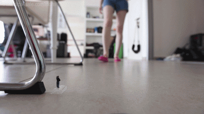 As beautiful Kali arrives home, she is completely oblivious to the intruder inside.

At least for a while.

She notices him, eventually, only to find out if the perverted dude from her gym, a guy obsessed with her and her pretty, small feet. small no more, since he actually shrunk himself down so he could perv on her!

Kali is going to give him exactly what he craves...

Kali is a new Giantess in GSF's house. she is a gorgeous, beautiful young lady with an open mind and a lot of talent. this is her very first (but definitely not last) video!

Unaware Giantess
ground-shakes/booming sounds
slow-motion
dangling
pov & extreme pov
foot-fetish/toes
hand-held
in-shoe