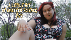 All new Auden video! In the earlier days, Auden didn't know much about shrunken people. So she tries to figure out what she can in this story based video. The tiny guy involved is pretty nervous though. Especially when she gets into talking about stepping on him or bringing him home to donate to a lab. In the end though he just ends up squished beneath Auden's bare foot. Not too much in the way of foot views, but lots of great dialogue from this absolute legend!