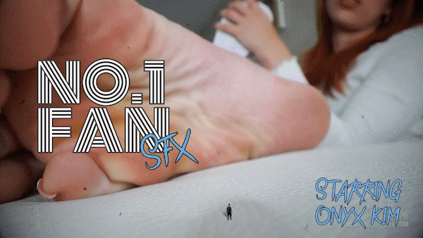 No.1 Fan - SFX epic
Starring: Onyx Kim & Jason Ninja
Rated MA
Length: 23 minutes

Clip Features: Adidas Superstars Focus, Micro, Shrinking, Unaware (60%), Semi Unaware (20%), Aware (20%), Ground Shakes & Booms, Sound FX, Music, Slow Mo, Barefeet & Sneakers, In Shoe, NO CRUSH.

Jason has always been a huge fan of Onyx - In fact, he considers himself her No1 fan! He would do ANYTHING to be in her presence and get a taste of her amazing sneakers. After ordering a special shrinking serum from amazon, he has found her address and driven to her house. Standing outside he drinks the serum, suddenly shrinking himself to the size of an ant. He manages to slip into her house under a door crack. Before he knows it, he's face to toe with the now Gigantic Onyx as she starts getting ready to go on a date. Jason manages to avoid being crushed under her huge soles before latching onto her shoe as she moves into a different room to put on her shoes. Now at her gigantic sneakers he has one chance to worship her shoes and hope he doesn't get crushed.

Starring: Onyx Kim, Jason Ninja