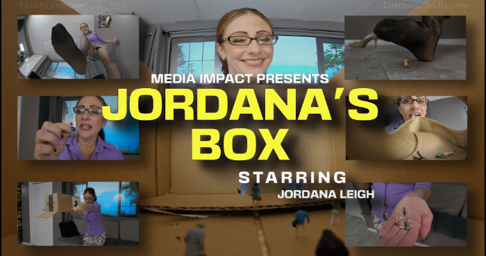 Jordana is a smoking hot corporate type in office wear and nylons, getting ready for a big meeting. She's got her outfit down cold, all she needs are her heels. Opening the shoebox, she goes to pick them up, then freezes in horror. The whole box is infested with tiny little people! “Ew! Bugs!” Disgusted, she carefully lifts her shoes out of the box, shaking any tinies onto the floor. She's pissed off. Why did they have to colonize her favorite pair of heels? Thinking they're just regular old insects, she towers over them, lifting a nylon foot and stomping a bunch of them into oblivion.

Then another. And another. The remaining tinies inside the box have now fled and are trying to escape across the room. Jordana is having none of it. She hunts them down one by one in a mix of slow crushes, fast stomps, teases, and unaware tramples. At first, repulsed by the little fuckers, she's now all about flattening them into a pulp. She laughs as she wipes them out beneath her nylon soles. The last few she collects in her hands, eyeing them closely. Funny, they look more like people than bugs. What's up with that? Meh, who cares? If they love Jordana's shoes so much, they are more than welcome to become a permanent addition to her in-soles. She drops the tinies into both shoes, then stands and slowly slips them on, relishing the crunching sensation beneath her weight. Happy that she's exterminated all the micro pests, she exits.

Crush, Anaware, Nylons, Jordana