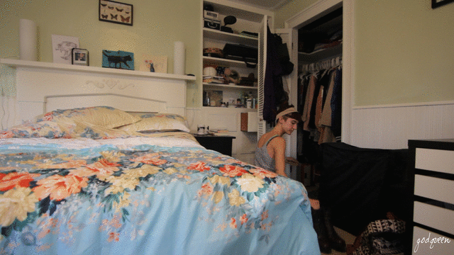 Jennifer Rose begins to prepare a bath, unaware of the havoc she is causing underneath. First, she folds her clothes and places her shoe atop an unfortunate tiny man. Next, she makes her way towards the bathroom, but a tiny woman cannot avoid Jennifer Rose's footsteps and she is crushed. Feeling something underfoot, she casually brushes off the tiny woman's remains from her sock. After finding a towel, she rips open the bathtub curtain and begins running the water. Two trapped tiny men ultimately d****, all unbeknownst to Jennifer Rose. As she begins to brush her teeth, she notices something nearby her toothpaste, a tiny woman. Somewhat annoyed, Jennifer Rose flicks the tiny woman into the drain, and continues rinsing out her mouth, before returning to her bath. 

Video includes: Unaware/Aware, Booms/Shakes, Screams, POV, Crush, No Dialogue

Originally published Feb. 2017