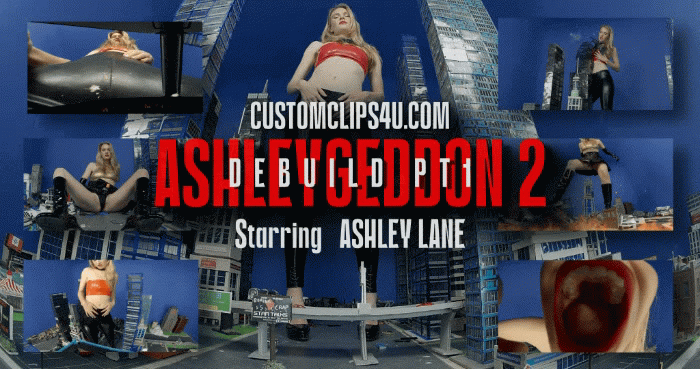 OMG! This video has it all. Ashley Lane, Vore, Crush, Building destruction, car crush, Amry attack, Airport attack, and just so much more. We used 4 Cameras to try and get every angle for you. 

Ashley is back and she is hornier than ever and she needs to crush, eat and fuck everything she sees. She fights off tanks and planes and pleasures herself with buildings, cars, planes and trains. The amount of destruction is like nothing we have done before.  

This is an epic video you will want to see right away.