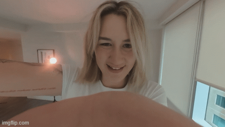 HD version of VR clip

First video with real giantess Blondi.   Tallest woman I've ever met... 6'6" barefoot.  And those are size 14 feet you'll see coming down on your puny body after she catches you hiding in her living room.   She places you on the floor and shows you the bottoms of her magnanimous soles.   She stomps the floor next to you... raising those long legs high above and crashing to the ground below.    After she lays you on your back and presses you flat under her foot... she spots another spy on her sofa.   This one will meet a similar fate, under her big bad butt... and you have a POV view of both!