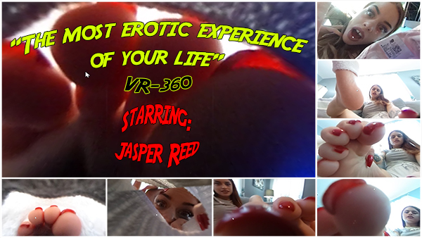 Jasper broke up with you a month ago, and since then - you just can't stop thinking about her. your obsession with her perfect feet just won't let go...and that's why you went into some extreme measures...
<br><br>
and shrunk yourself down...and snuck into her house...and chose to hide in her enormous shoe.
<br><br> 
She finds you. she's going to give you the most Erotic experience of your life.
<br><br>
If you got a foot-fetish, and a shrinking fetish (and if you're here, you probably share them both) - get this video. just make sure your heart is healthy and strong, because it's going to be intense, maybe beyond anything else you've ever experienced.