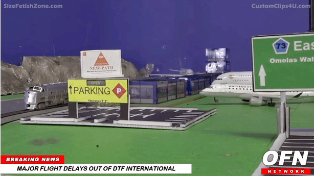 This Airport is Very Fucked

After Destroying the city Ashley makes it to the airport where her hunger for tiny people and sex is in full swing as she uses the planes, tanks, and oil towers as her sex toys and eats tiny people in addition to destroying the airport terinal and tower.

Keywords: Ashley, airport, grinding, pov, booms, shakes