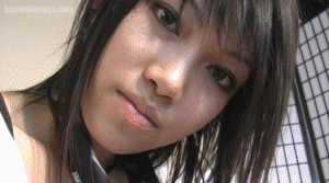 After Decode's SW girlfriend cheats on her, Decode decides that she'll crush her under her butt. She puts her on the ground and sits on her with her skirt. That doesn't finish her off, so Decode begins pulling up her skirt and sitting down on her, trying to squish her under her bum. Frusterated she tries again and again until finally she sits down one last time to finish her off.
