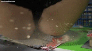 This was a custom video. I am interested in maybe having a "in the city" custom done, roughy 15 mins Hoping it would be possible to have a couple of larger buildings like on the older sets and a mixture of foam/plastic buildings with a couple of "surburban crush" houses. Booms and shakes and maybe smoke when a building collaplses. Plastic people would be ok as not too fussed on other sfx. Ideally pasties and thong would be better. Would be good to see the buildings destroyed starting with the houses (1st barefoot stomp, 2nd boob crush) Feeling the need for something more satisfying she sits on the roadway/bridge then proceeds to destroy the rest of the buildings.
