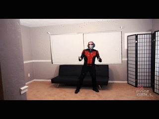 Welcome to our brand new original series - the Tiny Adventures of Mant-man! In this opening episode Mant-man gets word that the evil Huntress is on her way over to fight him. She's annoyed he has chosen not to side with her gang and is determined to trap him and keep him locked up. Luckily he has shrunken himself to the size of an ant to hide from her. However once she comes in to search for him he accidentally get sat on while she takes a nap removing her boots in the process. However Mant-man escape from under her and before he knows it, his Giantess enemy is aware of his location and battle ensues! Will mant-man get the best of his giant opponent or will he end up trapped in her giant sweaty boot beneath her her massive soles. Watch to find out! Starring: Orias Bastet, Jason Ninja
