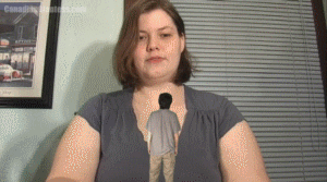 Misty has shrunken down her boyfriend and she's deciding what to do with him. After a short debate she shrinks him down more and convinces him to crawl into her mouth. With a focus him struggling on her tongue, this video has a lot of mouth views including a close up section over a minute long that is also repeated at the end of the video without FX for your viewing pleasure. After Misty gulps him down she waits, rubbing her tummy and then finally burps. His struggles stop shortly after that she notices.
