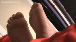 Lauren is resting as you climb up next to her feet. Stunned by her size, you spend a moment looking at her feet and then hop up onto her leg, continuing up her body as you look around. Finally when you reach her chest, Lauren notices. She doesn't seem phased to see you and asks you to hop into her mouth because she thinks she has a cavity. Reluctantly you take a look inside.
You don't see anything and she places you down on her tummy. That's when she starts pointing at her belly and asking if you want to be inside! There's nowhere for you to go, so when Lauren puts her hand down you hop into it and let her raise you to her mouth. You take a long quiet look inside before finally you're eaten. Her voice echos around you as she comments on you squirming in her stomach.
You fall into darkness around 4min 38seconds in, and the clip itself is 4min 59seconds long as you listen to Lauren from inside.