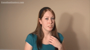 Lauren is upset because you've cheated on her, so she shrinks you down pretty quickly. She gives you one last chance by asking you to massage her giant bare feet for her. You do your best but eventually Lauren decides it isn't going to work out. Still sitting she steps down on the hardwood floor a bit around you and then finally steps down right on you.
