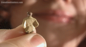 Using an occasional English accent, Nikki is preparing to eat her love Steven after the rough time they've been going through but she wants him to have some fun first. She wants him to get used to being inside her first, so she licks him, holds him between her lips, keeps him in her mouth a bit and shows off her mouth in some POVs. Finally he's put into her mouth (shown twice in an additional scene) and gulps him down, rubbing her stomach while talking to him still. 7min 41sec.
