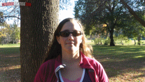 You're Heather's boyfriend and in the park, she decides to shrink you to play a game of hide and seek. After you dwindle down pretty quickly, Heather decides to get you to massage her feet briefly before you get started. After some detailed views of her soles she covers her eyes and you hide behind a pile of leaves. Heather gets up and starts wandering around, trying to find you. She kicks leaves around and crunches through them, trying to find you. Eventually you try to climb her pant leg. She notices you and picks you up, telling you she doesn't remember how to change you back. Heather then decides to play with you in the leaves some more. Eventually however, you end up underfoot this time in the end. 9min 49sec.
