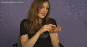 Atlanta has some shrunken people she plans to eat. Most of them always thought they were so perfect, and now she's eating them one by one. Most are chewed up but some are ripped apart by her teeth and eaten. Atlanta usually opens her mouth between bites so you get to see quite a bit of the carnage in her mouth.
