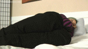 You find yourself shrunken and looking at Lilly in bed. After a very brief stop down by her feet, she accidentally hits you and wakes up to see what she bumped. Still tired, Lilly tries to get you to go away but soon tries to eat you when you don't move fast enough for her. After a few views of her mouth, you're forced inside and it ends in darkness. Most of the views are like in the preview pics, close up to her mouth and looking downward at her tongue from in front of her teeth. Two advanced slow motion scenes are also included to emphasise the mouth view scenes, but they're very smooth in this one and blend right into the action.
