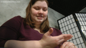 The long awaited return of ChibiChan's wife Misty (from Misty Eats Her Boyfriend FX and Misty Eats Her Husband POV fame) begins with something new from us. This was our first experiment with clear sandals and there are only a few brief scenes that show off each tiny person in turn trapped in the bottom of them, but this is a fun vid at Misty's feet. In this one, Misty has shrunken down three people responsible for trying to buy away Misty's uncle's farmland. One by one they're each squished under Misty's feet in her sandals. A mix of barefoot content in this one with a BBW giantess!
